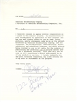 Lil’ Abner Contract signed by Al Capp