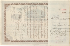 Rockefeller ,Flagler Signed Standard Oil Trust