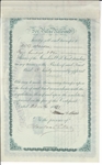 John D. Rockefeller, John D Archbold Signed Standard Oil Trust