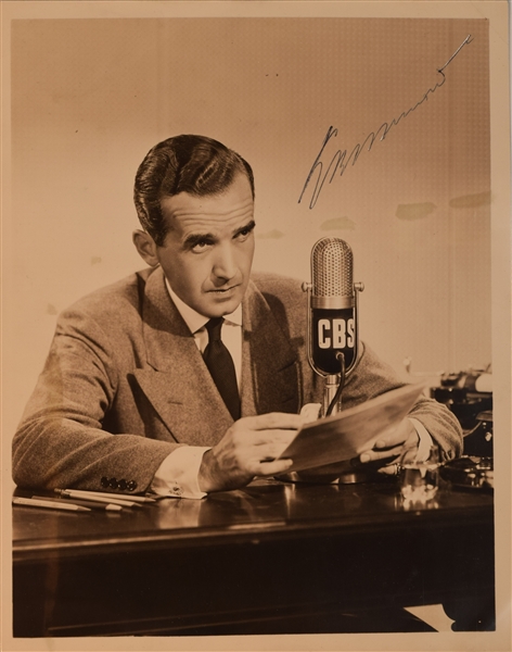 Edward R. Murrow Signed Photo