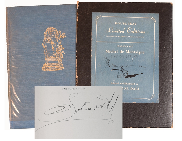 SALVADOR DALI Signed Limited Edition Book