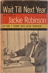 Jackie Robinson inscribed book Wait Till Next Year