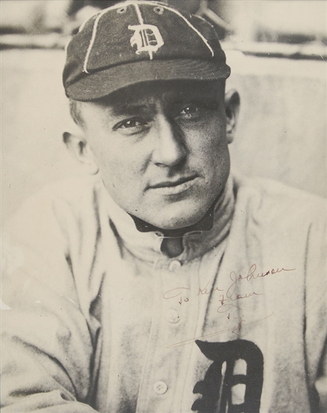 TY Cobb Fabulous Signed Photo