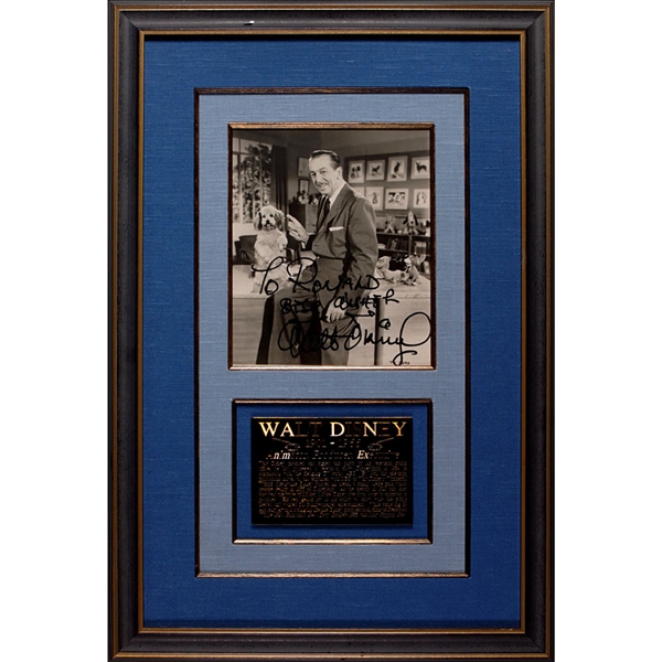 Walt Disney Signed Photo