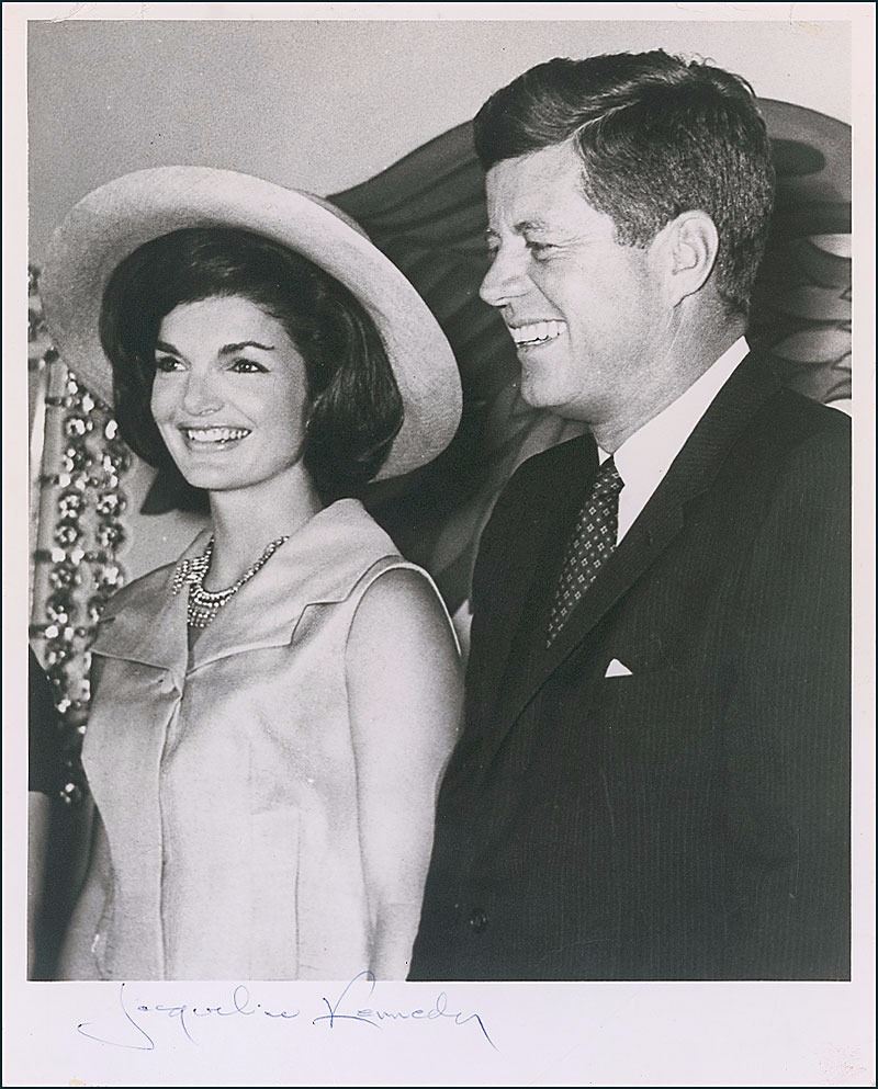 Lot Detail - Jacqueline Kennedy Signed Photo