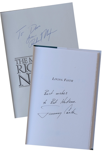 Jimmy Carter & Richard Nixon Signed Books