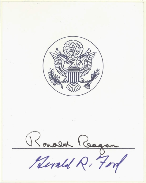 Ronald Reagan and Gerald R. Ford