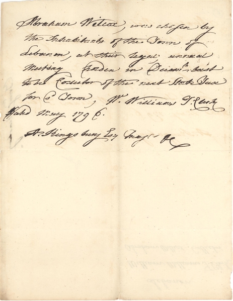 William Williams Signer