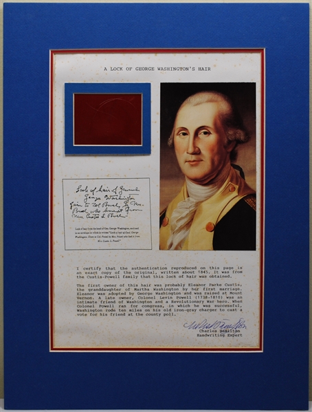 George Washingtons Hair