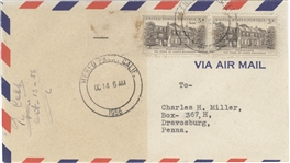 Ty Cobb Signed and Dated Envelope