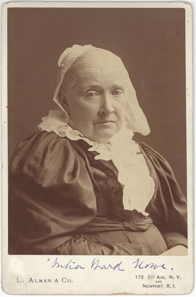 Rare SP of Julia Ward Howe