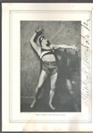 Russian Ballet  Signed Program Mikhail Mordkin 