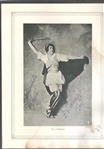 Russian Ballet  Signed Program Mikhail Mordkin 