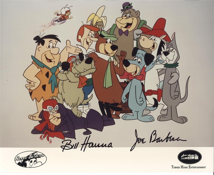 Bill Hanna & Joe Barbera Signed Photo