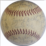1966 Pittsburgh Pirates Team Signed Baseball - (28 Signatures) With Clemente!