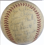 1966 Pittsburgh Pirates Team Signed Baseball - (28 Signatures) With Clemente!