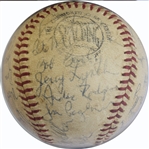 1966 Pittsburgh Pirates Team Signed Baseball - (28 Signatures) With Clemente!