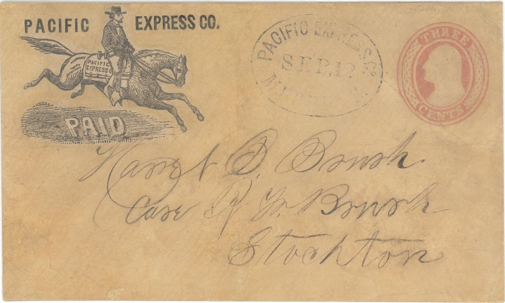 Express Cover with Horse and Rider
