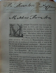 Signatures of 4 Signers of the Declaration in a book about thier lives