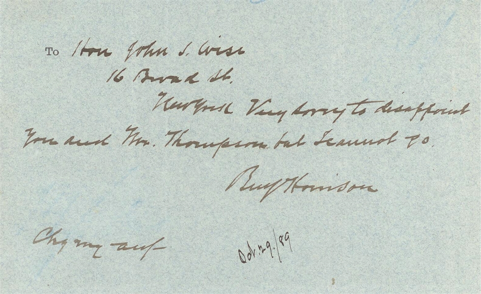 Benjamin Harrison