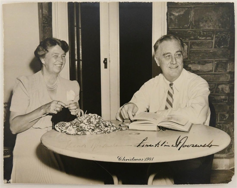 Franklin & Eleanor Roosevelt SP (Christmas 1941)