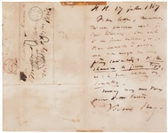 Victor Hugo authorizes a "young talent" to publish in Pelletiers magazine, two of his poems ("Vieille Chanson du Jeune temps" published in "Contemplations" and "Saison des Semailles