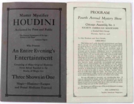 Houdini Signed Program Chicago Magic Program Also Signed by Dr. A. M. Wislon, Dorny, Harold Alberto
