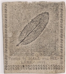 Continental Currency April 11, 1778 $6 Yorktown
