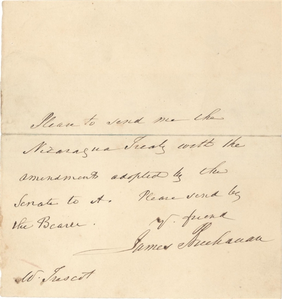 James Buchanan and the Nicaugaun Treaty