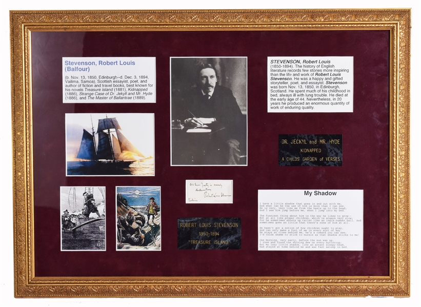 Robert Louis Stevenson Rare AQS