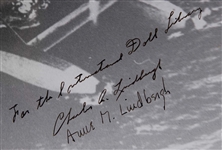 1930s CHARLES & ANNE LINDBERGH SIGNED LOCKHEED SIRIUS PHOTO