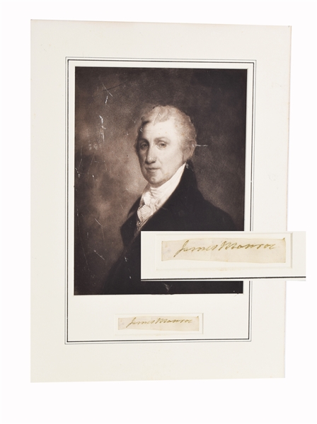 James Monroe Signature