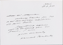 Samuel Becket letter to Hayman