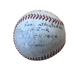 Babe Ruth Single Signed Base Ball 