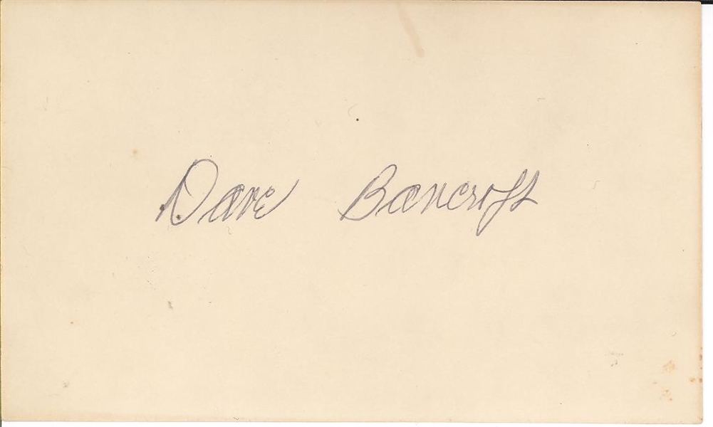 Dave Bancroft 