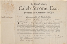Caleb Strong Military commission 