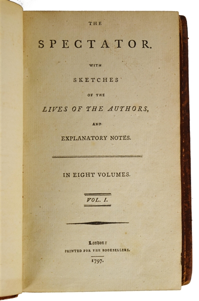 The Spectator, with Sketches of the Lives of the Authors