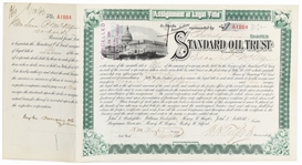 Henry Flagler Signed Stock
