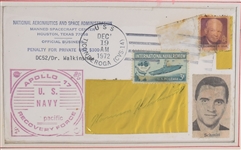 Rare Apollo 17 Signed Recovery Force on USS Ticonderoga