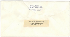 Duke of Windsor to Columinist Suzy Knickerbocker, Writing he is the Duke of Washin