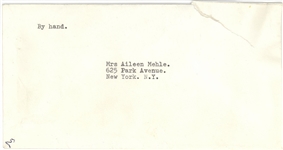 Duke of Windsor to Columinist Suzy Knickerbocker, Writing he is the Duke of Washin