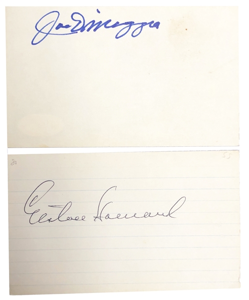 Elston Howard & Joe Dimaggio