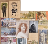 Original Drawing by Caruso and many other Classical Music Autographs