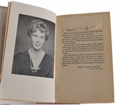Amelia Earhart Signature in Book The Fun of It