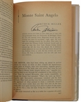 Artyhur Miller Signed Stories of Sudden Truth