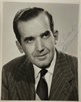 Edward R. Murrow Signed Photo