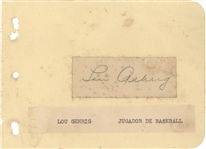 Lou Gehrig