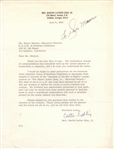 Coretta Scott King writes a letter in 1968 to A.C.L.U. Giving Permission to use her Husbands Name