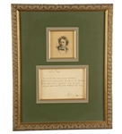 Original Alexandre Dumas Hand Written Poem