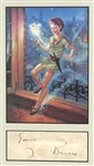 Peter Pan signature of Author J.M. Barrie